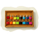 Wooden Tray Locks Set Educational Toys For Children Preschool Sensorial Mat Y5T4