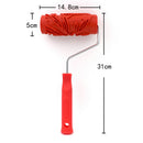 5" Daisy Flower Pattern Paint Roller DIY Wall Texture Decoration Stencil