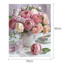 5D DIY Full Drill Diamond Painting Warm Flowers Cross Stitch Embroidery Kit