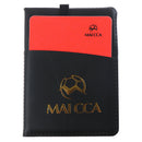 Soccer Referee Red Yellow Card Record Referee tool With Leather Case and Pen  OZ