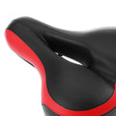 Mountain Bicycle Saddle Cycling Big Wide Bike Seat red&black Comfort Soft G
