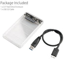 2.5In Sata Usb 3.0 Hdd Hard Drive External Enclosure Ssd Disk Box Case With ME