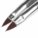 3 Sable Acrylic Nail Art Pen brush feather Design Nos. 2, 6, 8