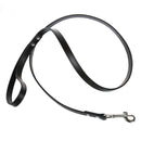 Black fashionable leather strap for pet dog 12" S 120 * 1.5cm