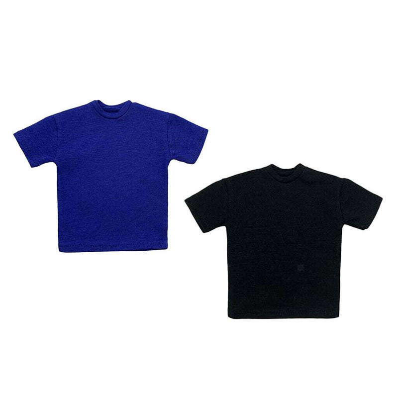 2x 1/6 Short Sleeve T-shirt for 12inch  Male Figures Dress-Up Accs
