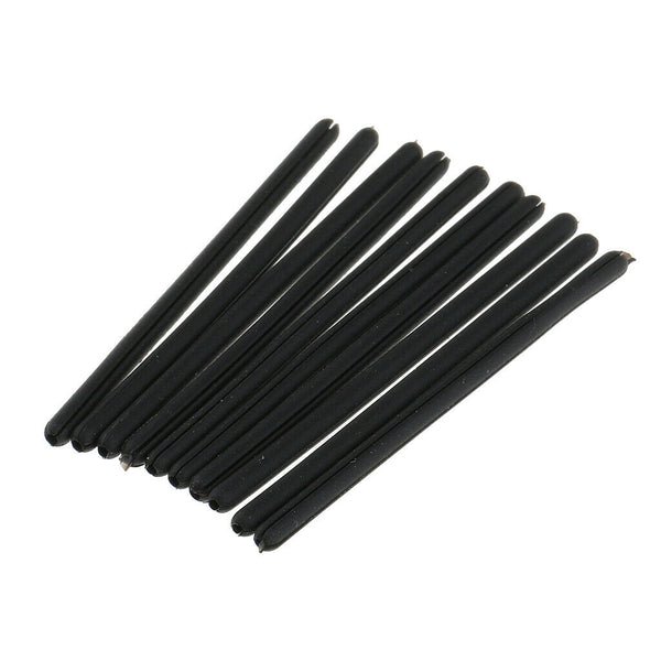 10x Silicone Eyeglasses Temple Covers Glasses Frame Tubes Replacement Black