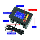 W4209 12V DC Digital Temperature Controller with Normally Open Relay NTC