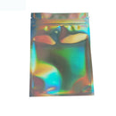 100Pcs Plastic Bag Aluminum Foil Hologram Food Mylar Pouch 14x120cm Newest Use