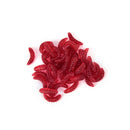 100PCS 2.2cm Maggot Grub Soft Lure Baits Worms Glow Shrimps Fishing LuresSR BX