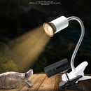 Reptile Pet Heating Light Clamp Lamp Holder UVA+UVB Bulb With Clip Aquarium Lamp