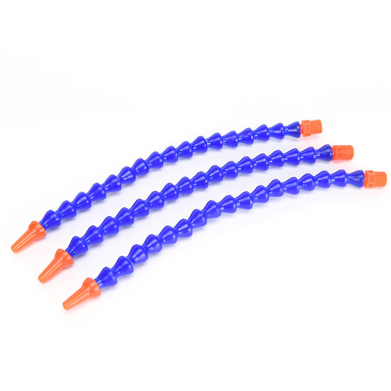 6 x 30cm Plastic Flexible Water Oil Coolant Pipe Hose B Pb