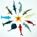 5Pcs Plastic Sea Marine Animal Figures Ocean Creatures Sea Life Crab Kids To Gw