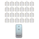 24x Candles LED Flameless Flickering Party With Remote Control Warm White