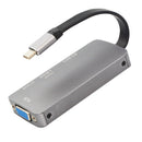Usb C Type C To Hdmi Vga 3.5Mm Audio Adapter 3 In 1 Usb 3.1 Usb-C Converter Z9W5
