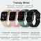 Fashion Smart watch IP68 Waterproof Full Touch Screen Wristwatch Black
