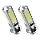 2x H6 P15D-25-1 COB 20W LED Bulb 6000K Super White Fog Lamp Headlights for