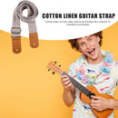 Cotton Linen Guitar Strap Adjustable Belt for Acoustic Folk Classical Guitar