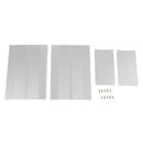Aluminum Project Enclosure Extruded Electronic Flat Box Case DIY with