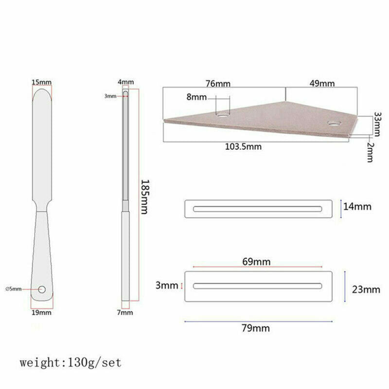 1 Set Guitar Fret Crowning Luthier File Leveling Grinding Guitar Repair Tool Kit