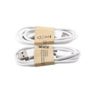 2 Pieces x White USB universal Android phone charging data cable Mini USB c