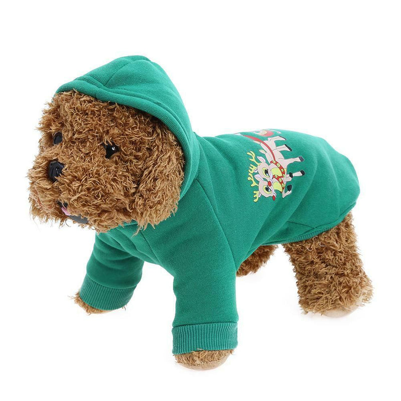 Pet dog Christmas dress Teddy Bears Christmas jacket Cotton pet sweater