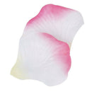100pcs Rose Petals Artificial Flowers for Wedding Decoration -White and Ros O2S8