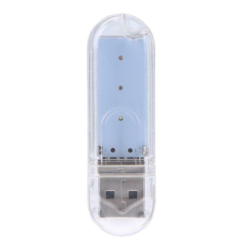 2pcs U Disk Shape LED USB Night Light Portable Mini Computer Lamp