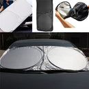 Auto Car Front Rear Window Foldable Jumbo Visor Sun Shade Windshield Cover - OZ