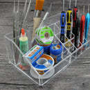 Clear Acrylic Phone Repair Toolbox Tweezers Screwdriver Brushes Storage Box