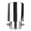 Stainless Steel Car Tail Rear Chrome Round Exhaust Pipe Tail Muffler Tip A