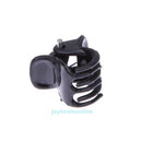 100pcs/Bag Small Plastic Black Hair Clips Clipper Clamp For Women Ladies 6 Claws