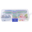 60Pcs DIY Crochet Hooks Needles Stitches Knitting Craft Case Weaving Sewing Tool