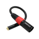 (1/8 Inch) Unbalanced 3.5mm to XLR Cable (XLR to 3.5mm Cable) Female to Male