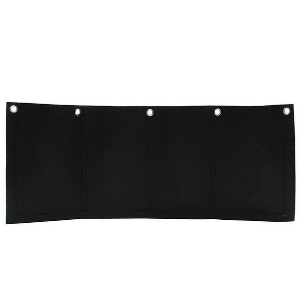 Non-woven Fabrics Horizontal Hanging Wall Garden 4 Pockets Planting Bags Se