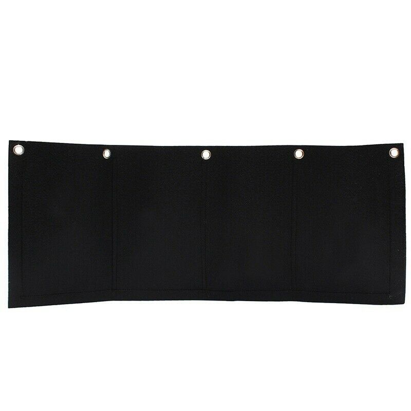 Non-woven Fabrics Horizontal Hanging Wall Garden 4 Pockets Planting Bags Se