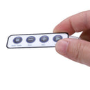 1x4 4 Key Matrix Membrane Switch Keypad Keyboard New 65x20x0.8mm White M3Z9