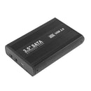 USB 2.0 3.5 Inch SATA External Hard Drive HDD Enclosure Case Black