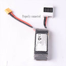 3.6-32VLED Volt Meter 1S-8S Low Voltage Buzzer Alarm Lipo Battery Voltage Tester