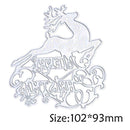 Jumping Elk Cutting Dies Stencils Scrapbook Embossing DIY Craft Album Card A