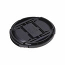 2 Pcs 62mm Plastic Clip On Front Lens Cap Cover Black for Camera