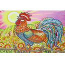 5D DIY Special Shaped Diamond Painting Chicken Cross Stitch Kits (D1079)