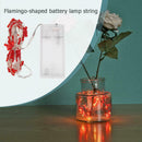 20LED Red Bird String Fairy Lights Copper Wire Garland Wedding Party Decor A