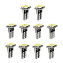 10pcs T10 1206 9SMD Car Motor White Canbus LED Side Tail Lights Bulbs Lamps