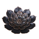 Alloy Incense Burner Stick Holder Plate Burner Plate Buddhism Coil Lotus Cense-