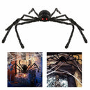 Giant Spider Halloween Decoration Haunted House Prop Indoor Outdoor Party Black