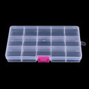 15 compartment transparent visible plastic fishing lure box fishing tackle b Gw