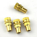4 Set Tyre Deflators Anti-rust Tire Pressure Deflators Waterproof 6-30 PSI