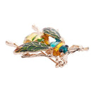 5X(Fashionable Bumble Bee Crystal Brooch Pin Costume Badge Party Jewelry G B9C7)