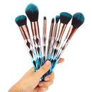 7pcs Diamond Handle Makeup Brushes Set Foundation Brush Kit Cosmetic Tool