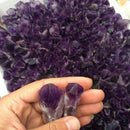 Amethyst Cluster Point Healing Crystal Quartz Natural Wand Specimen Reiki Stone